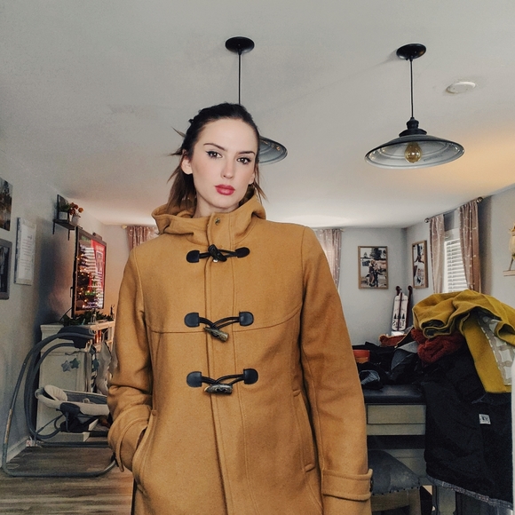 Michael Kors Wool Toggle Coat 